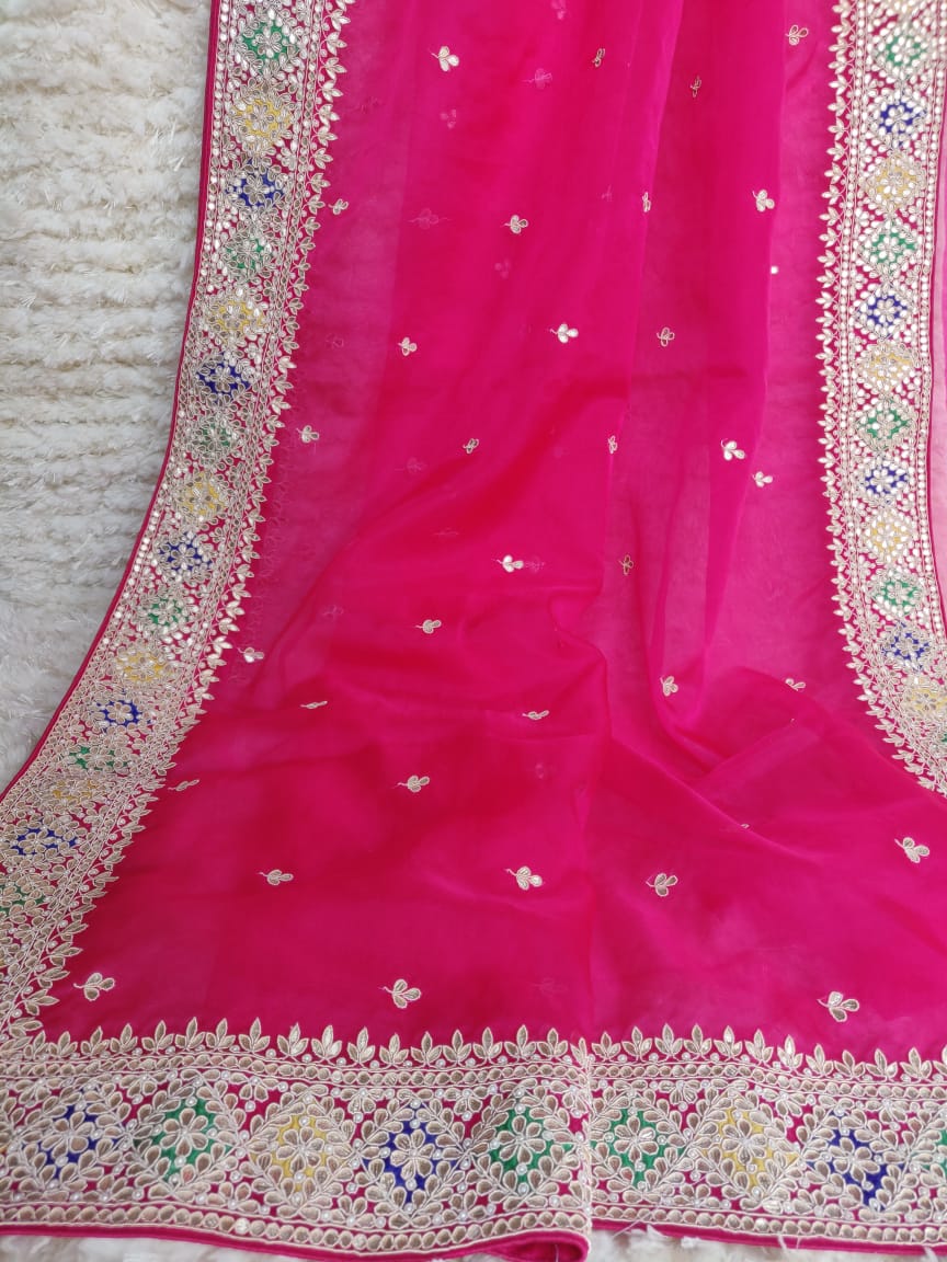 Rani gottapatti saree - Saffronfashionindia