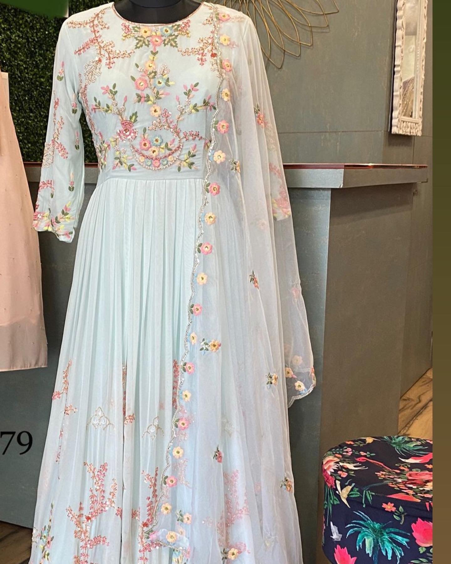 Anarkali dress - Saffronfashionindia