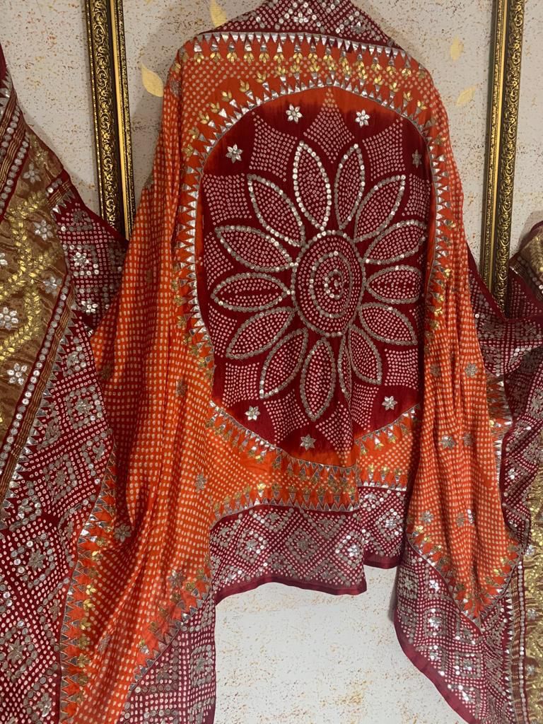 Gumnami haji silk dupatta - Saffronfashionindia