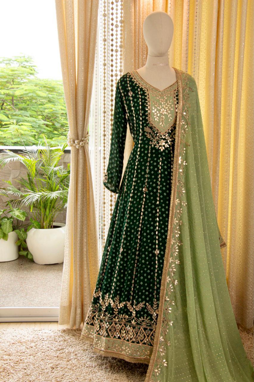 Surili wedding gown - Saffronfashionindia