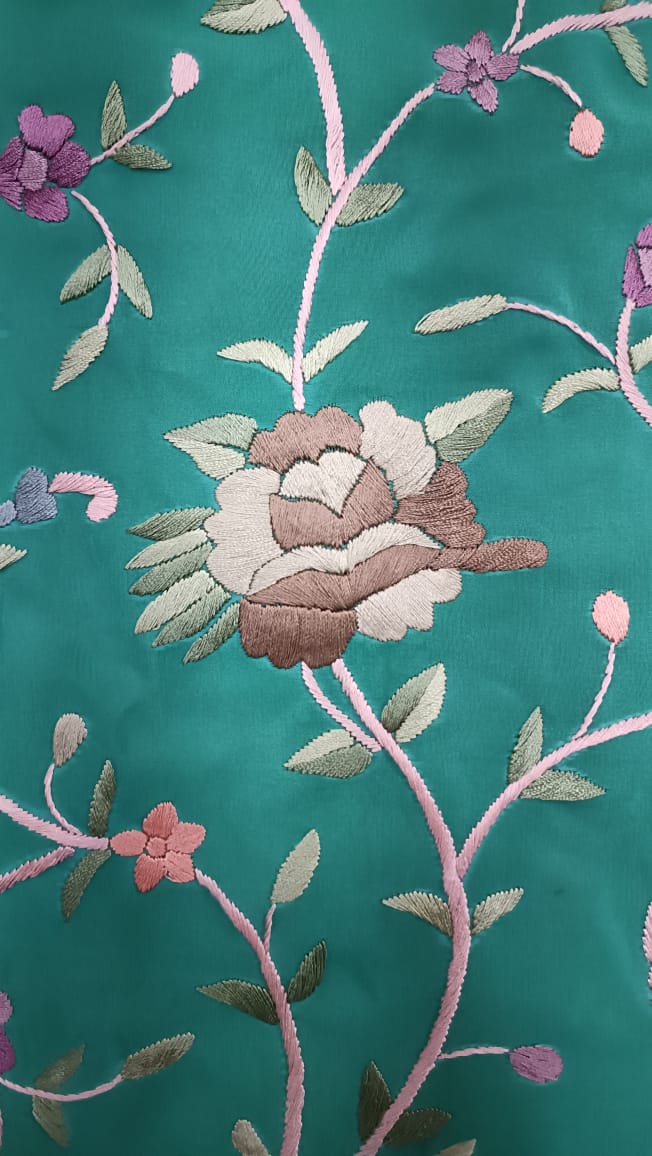Arvika Parsi gara saree - Saffronfashionindia