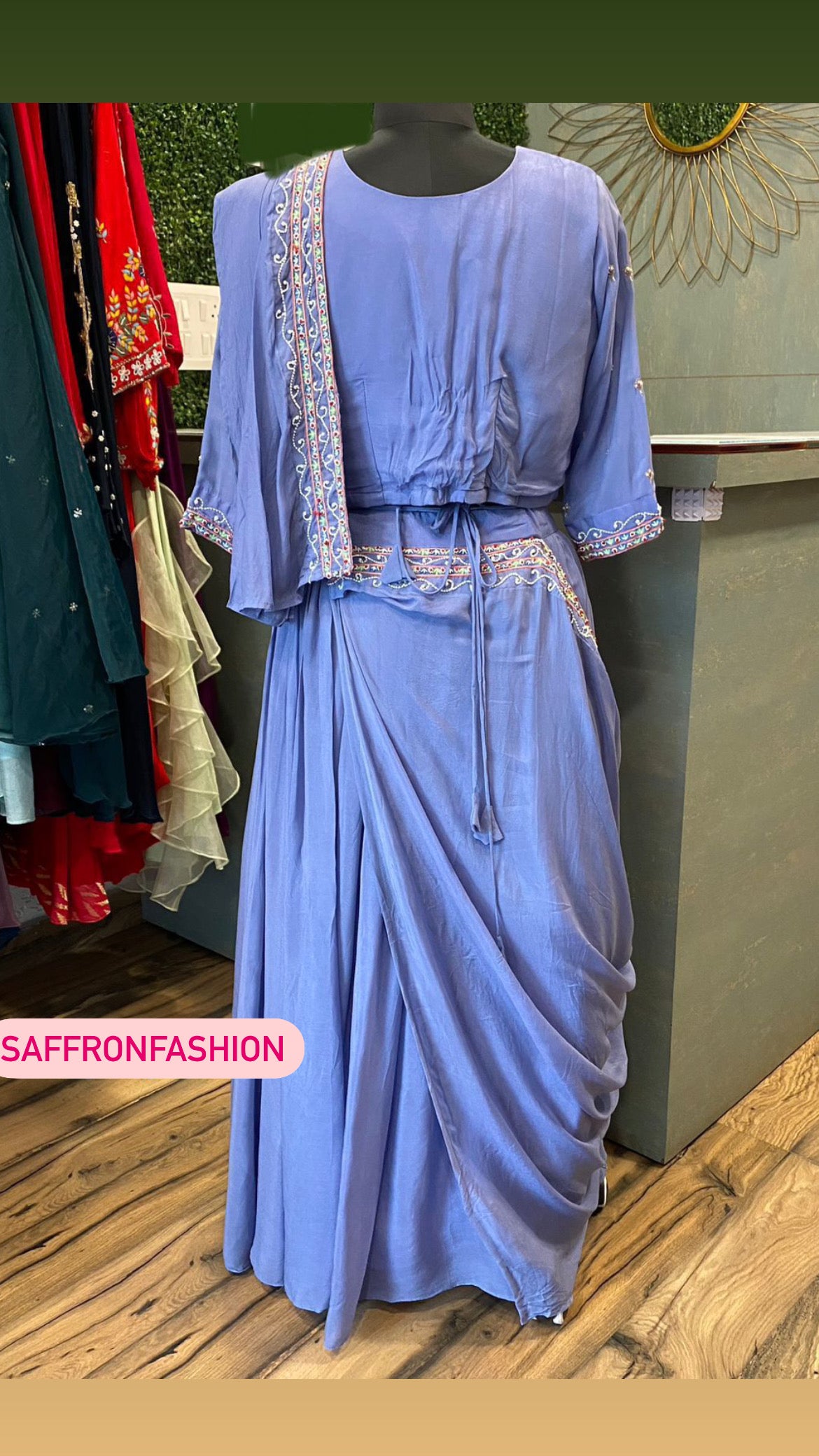 Kiwik indowestern dress - Saffronfashionindia