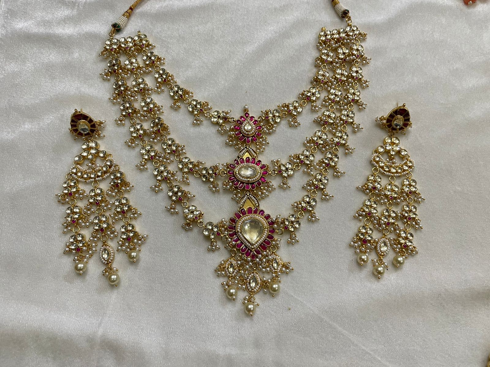 Satlada inspired necklace - Saffronfashionindia
