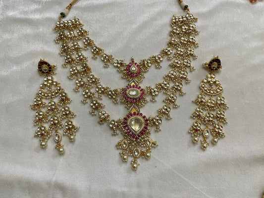 Satlada inspired necklace - Saffronfashionindia