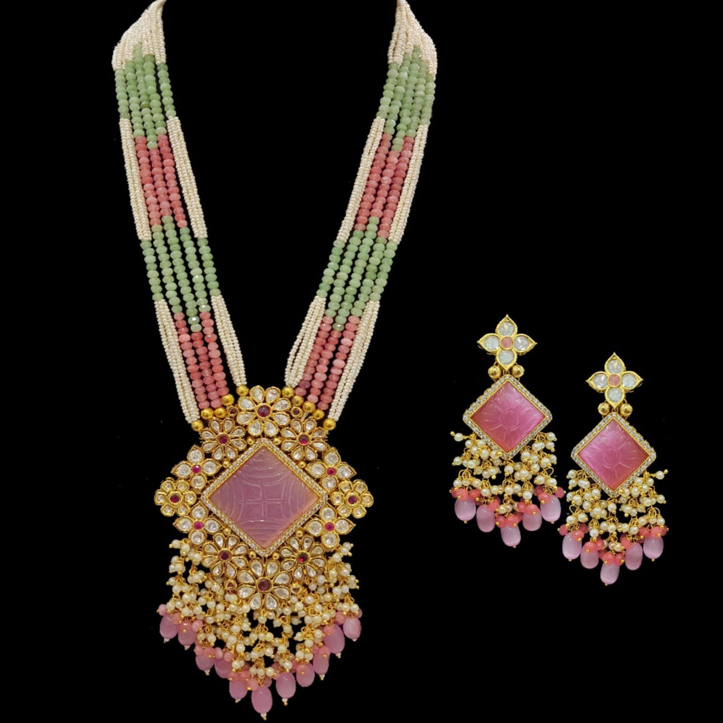 Yashika necklace set - Saffronfashionindia