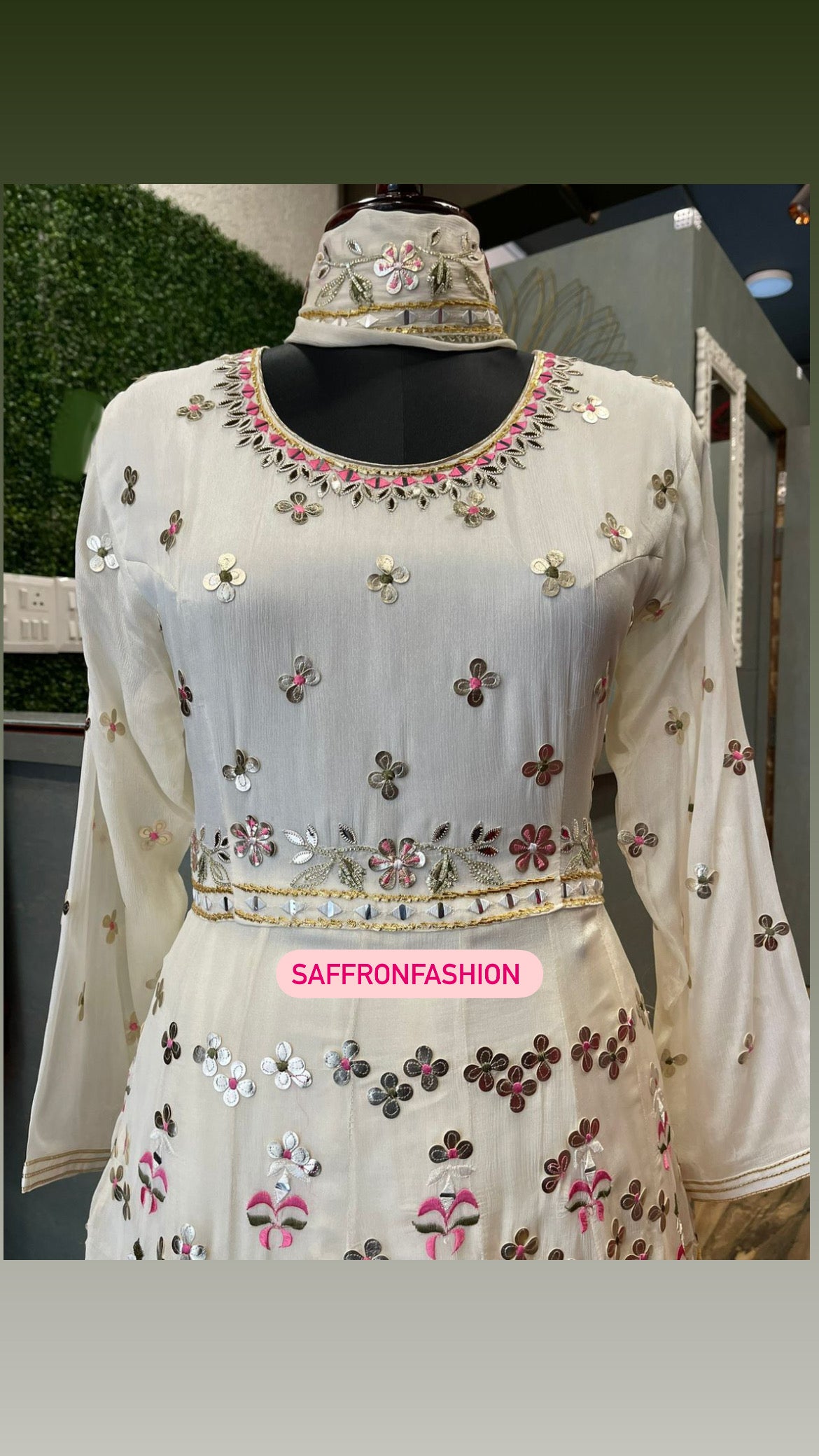 Chandani kurta Pakistani dress - Saffronfashionindia