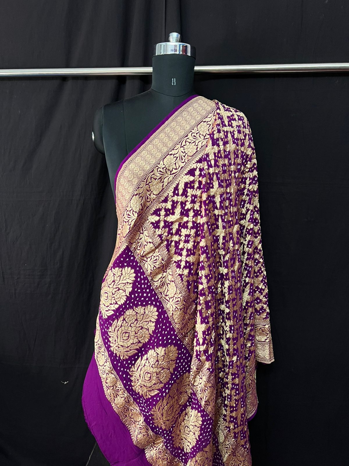 Saudagar nimjari dupatta - Saffronfashionindia