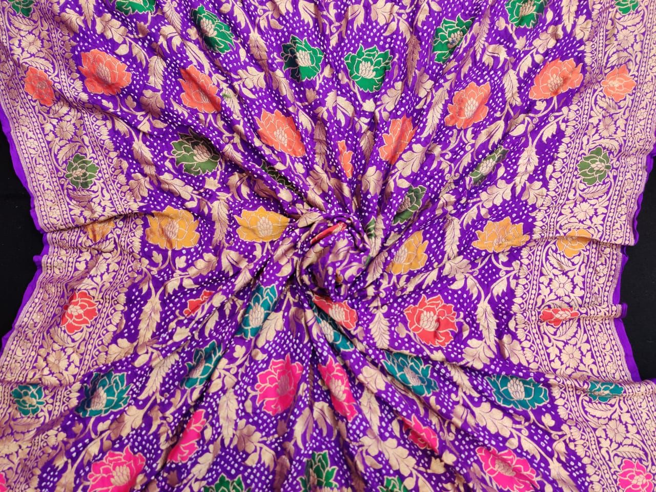 Munish handwoven dupatta - Saffronfashionindia