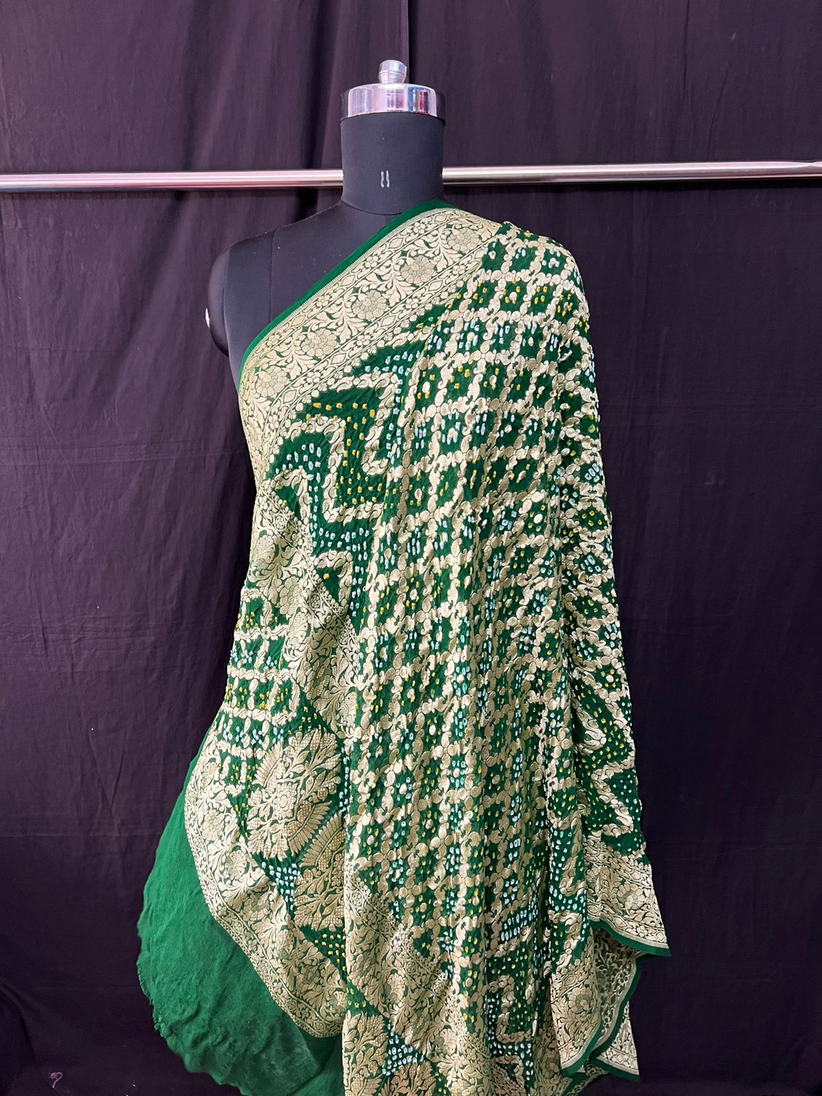 Saudagar nimjari dupatta - Saffronfashionindia