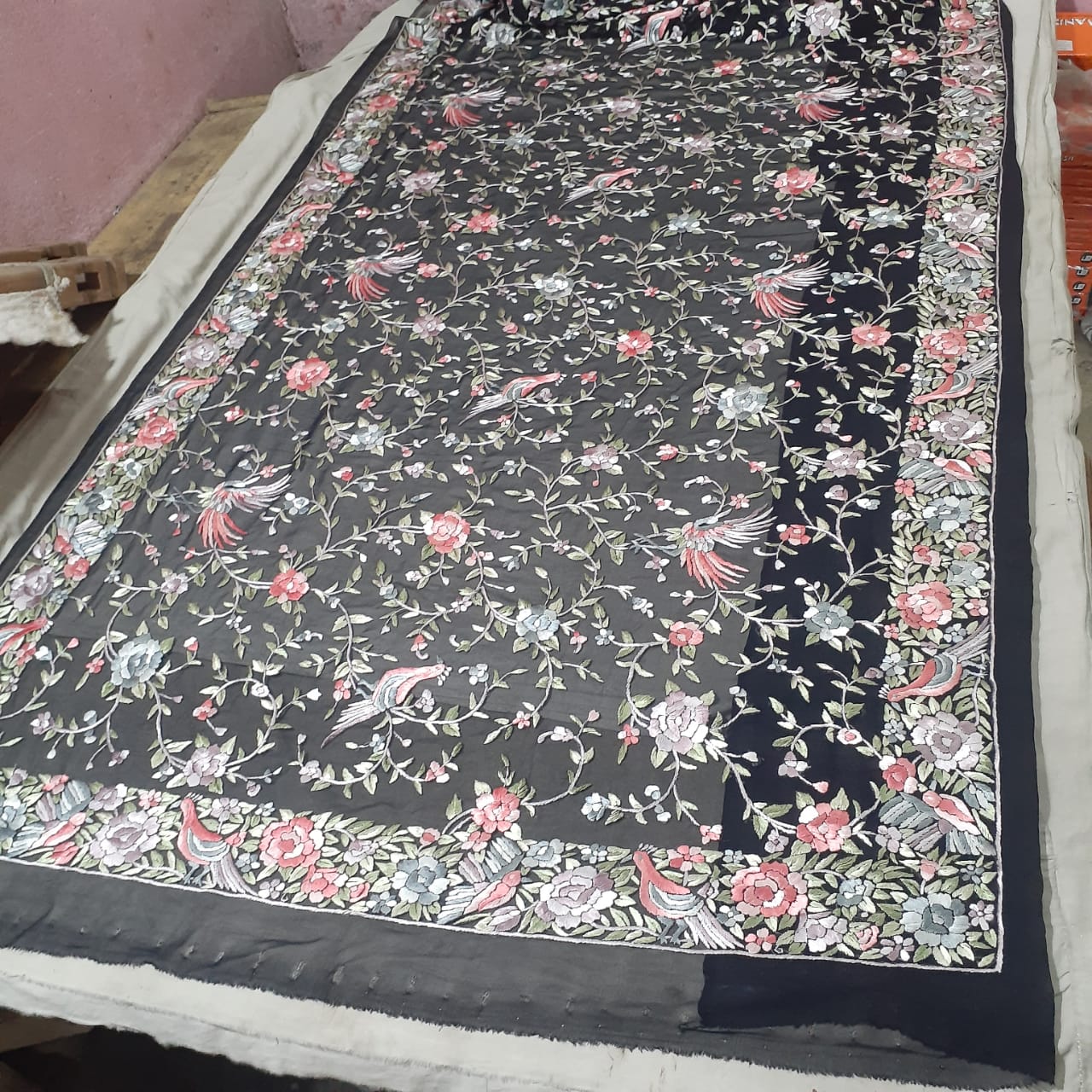 Mayera Parsi saree Authentic Parsi gara sarees blouse SaffronFashionindia, SaffronFashion
