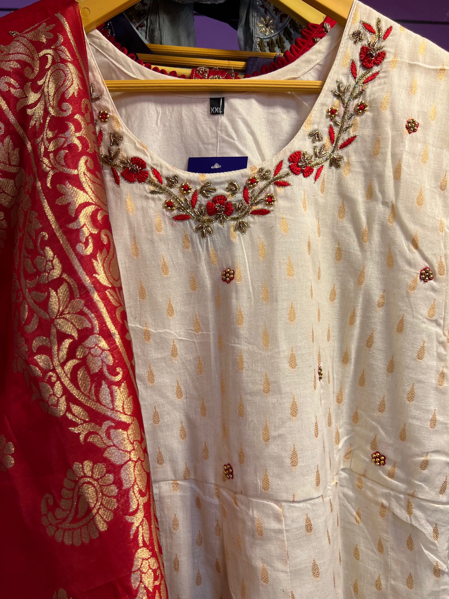 Ranisha Kurti dupatta set - Saffronfashionindia