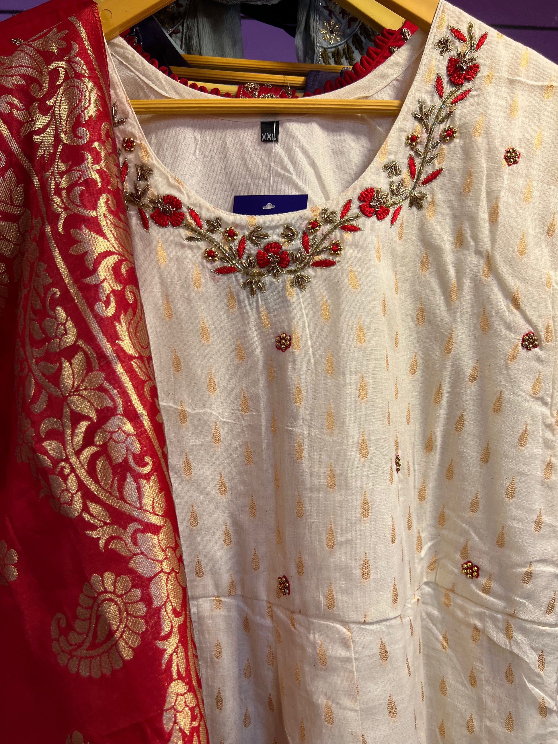Ranisha Kurti dupatta set - Saffronfashionindia