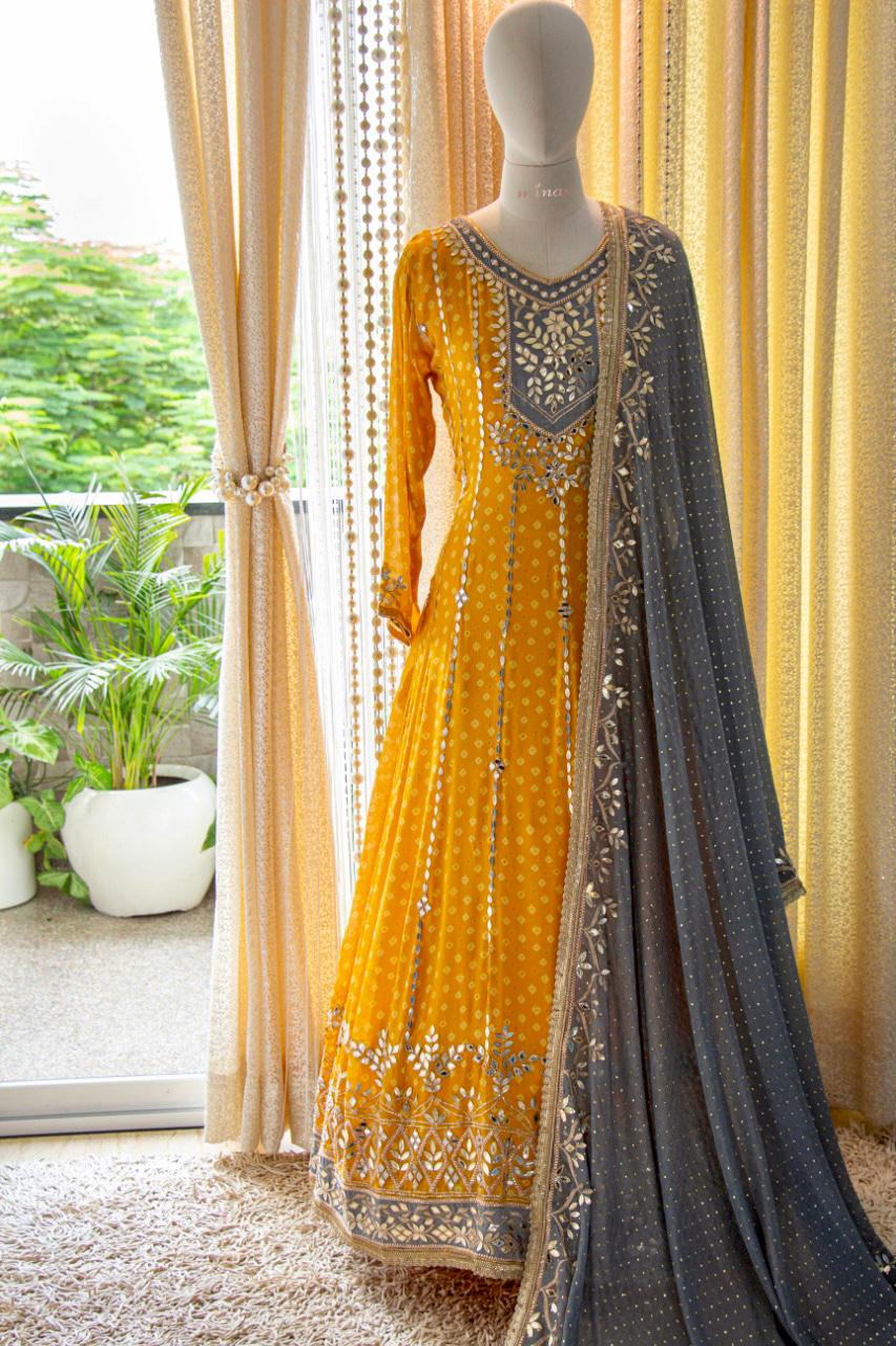 Surili wedding gown - Saffronfashionindia