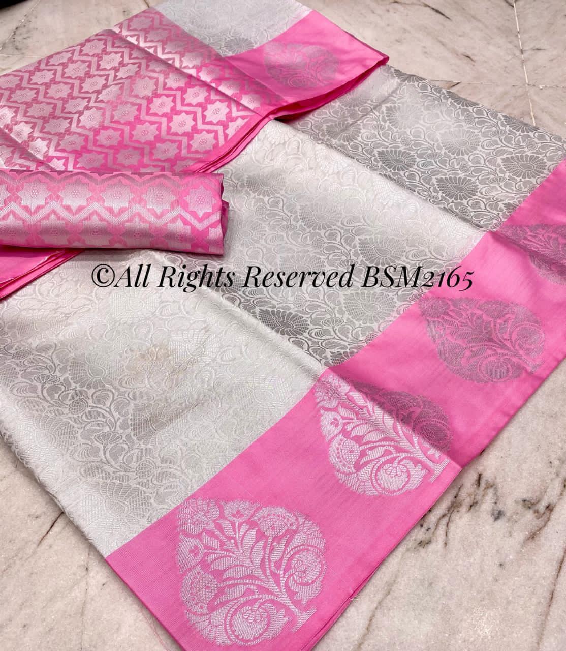 Tissue silk saree - Saffronfashionindia