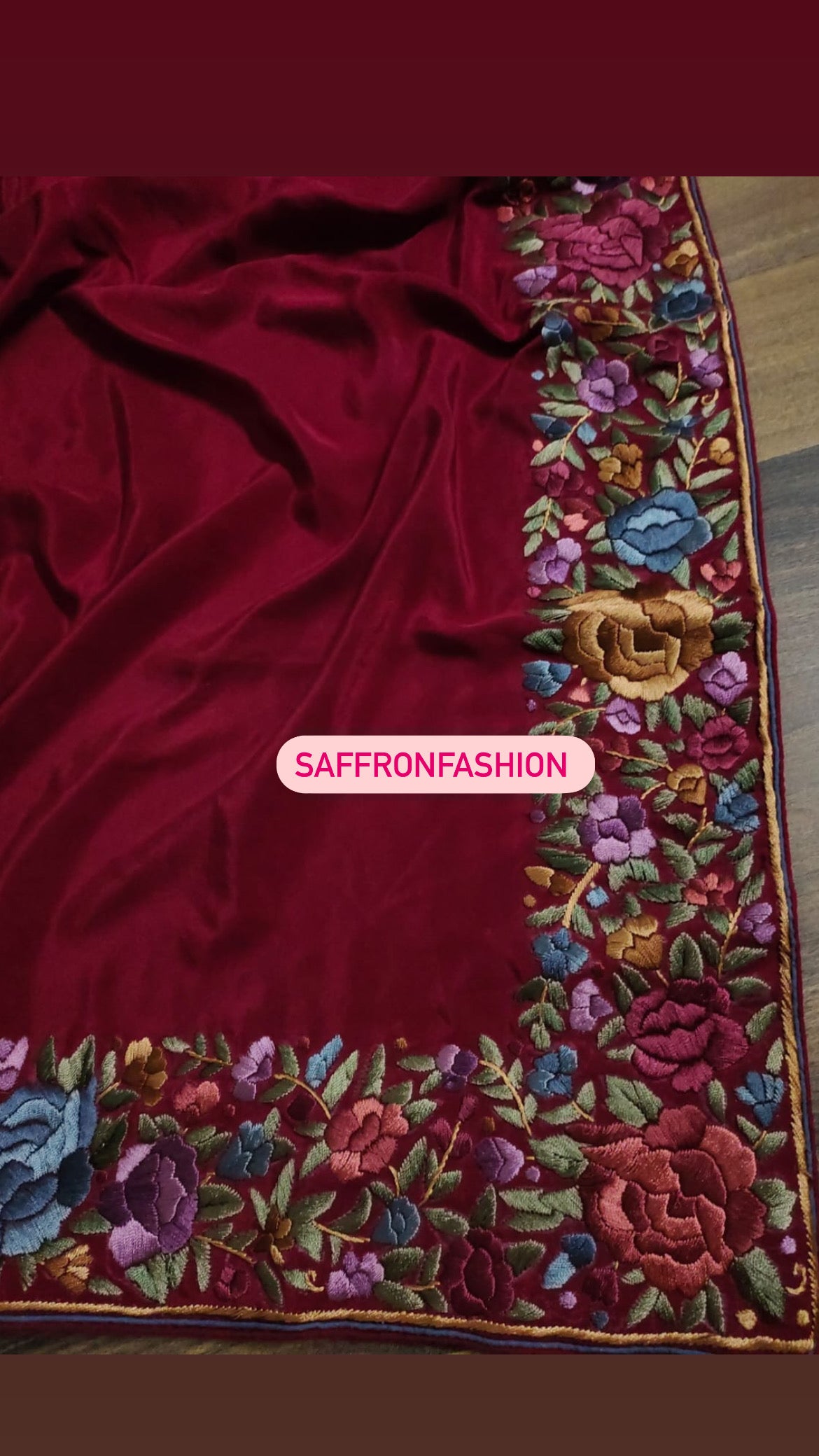 Haseena parsi gara dupatta - Saffronfashionindia