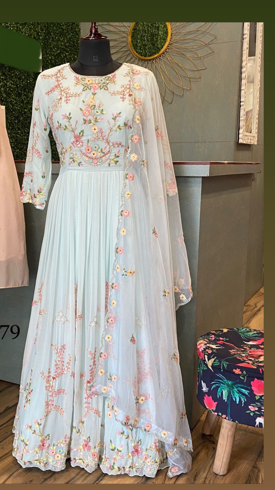 Anarkali dress - Saffronfashionindia