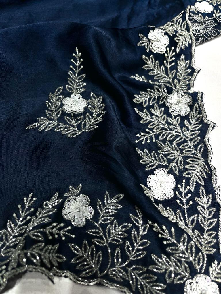 Avisha katdana sequence saree - Saffronfashionindia