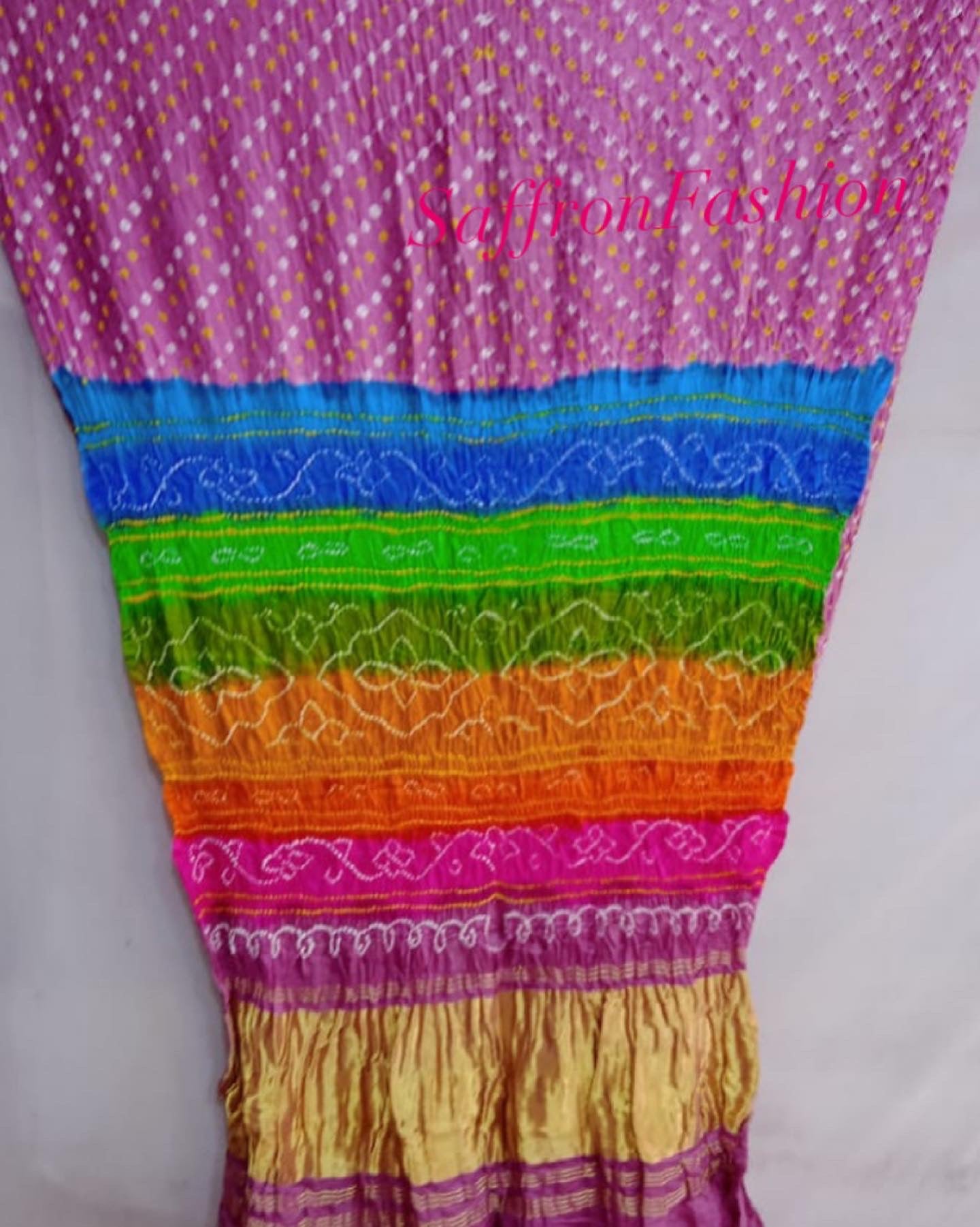 Gajji silk saree - Saffronfashionindia