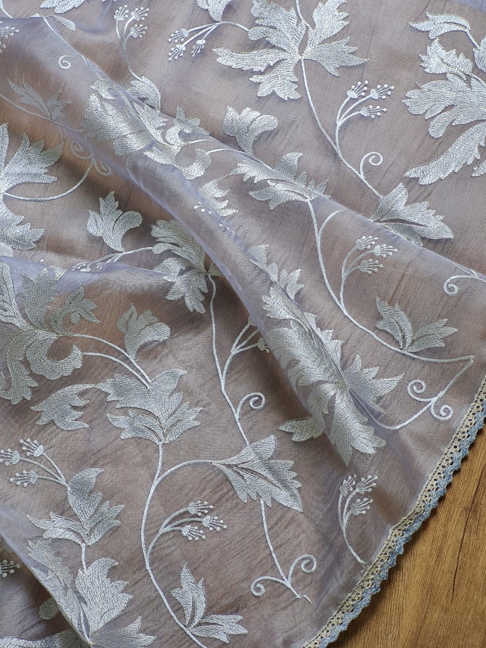Ravines organza saree - Saffronfashionindia
