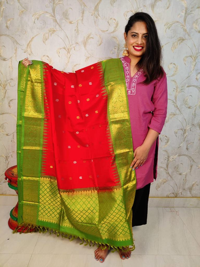 Gadwal dupatta - Saffronfashionindia