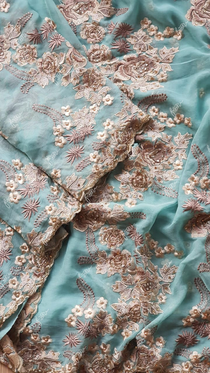 Avesha stylish sarees - Saffronfashionindia