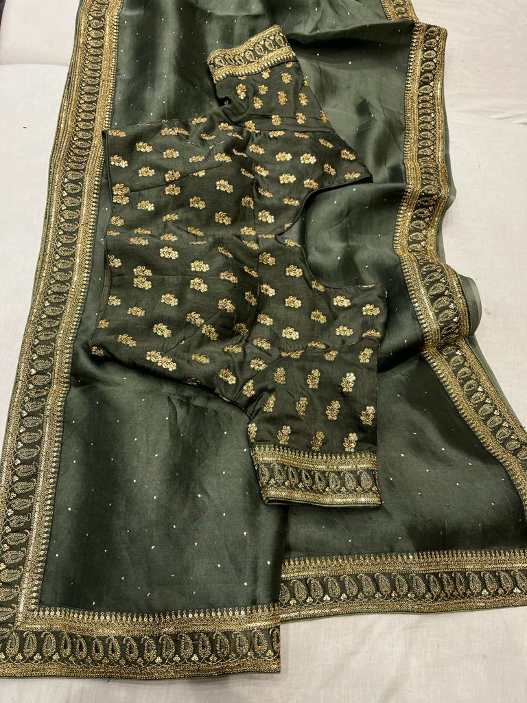 Sabyasachi inspired Mukesh saree - Saffronfashionindia