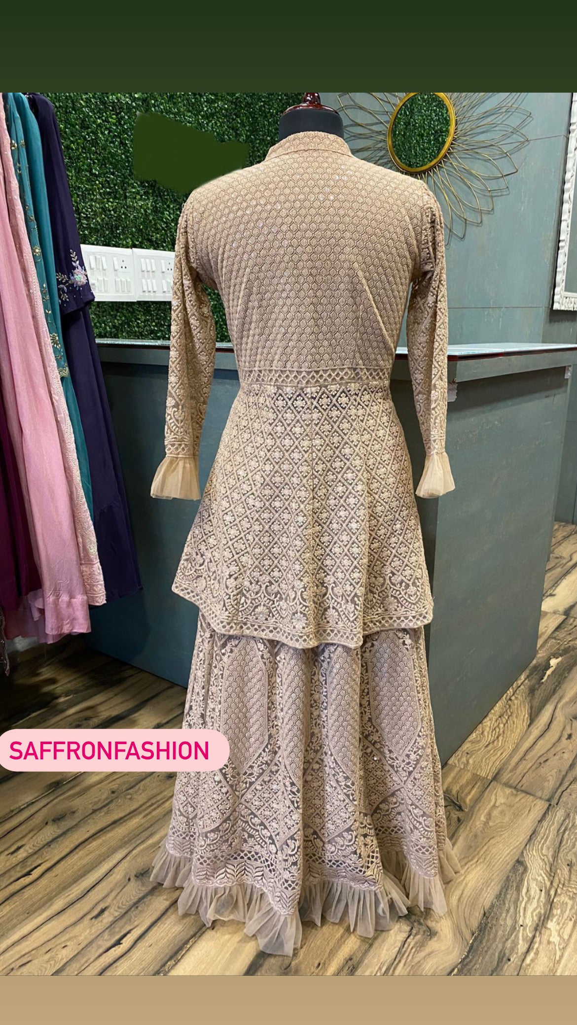 Kiara peplum dress - Saffronfashionindia