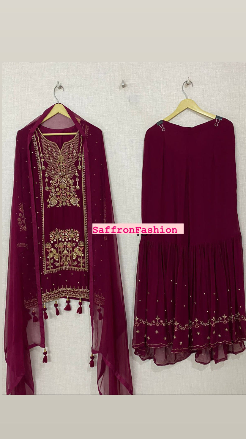 Kinjala dress - Saffronfashionindia