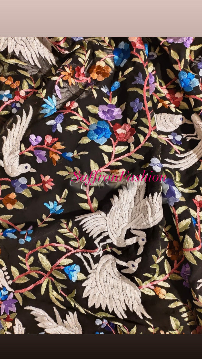Authentic Parsi saree - Saffronfashionindia