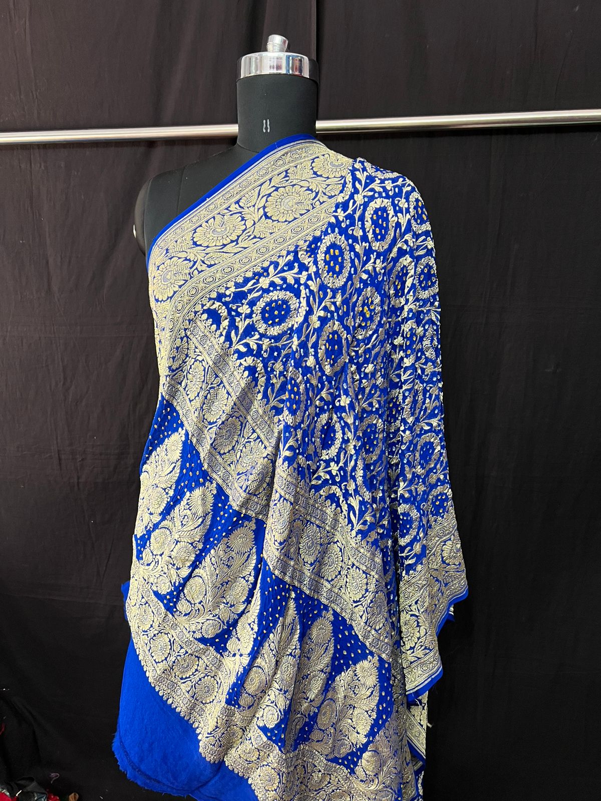 Saudagar nimjari dupatta - Saffronfashionindia
