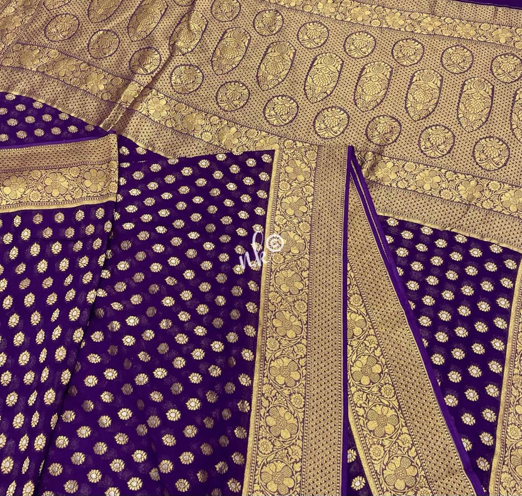 Vanis georgette saree - Saffronfashionindia