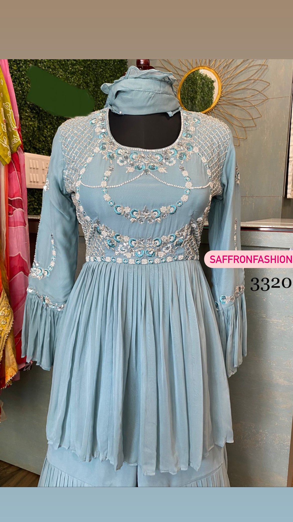 Neelema Firoza dress - Saffronfashionindia
