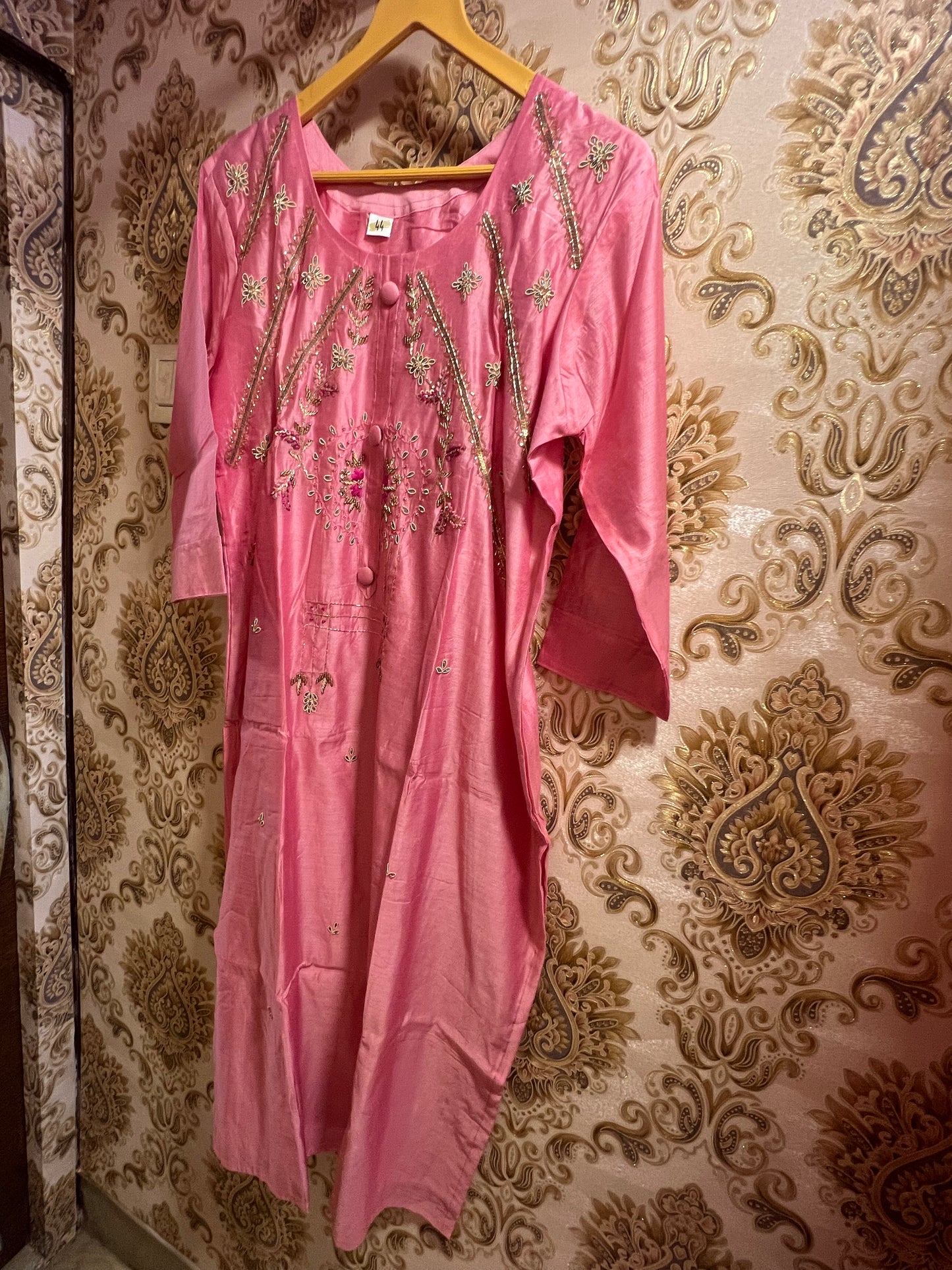 Pinakha dress,,,,peach dress - Saffronfashionindia
