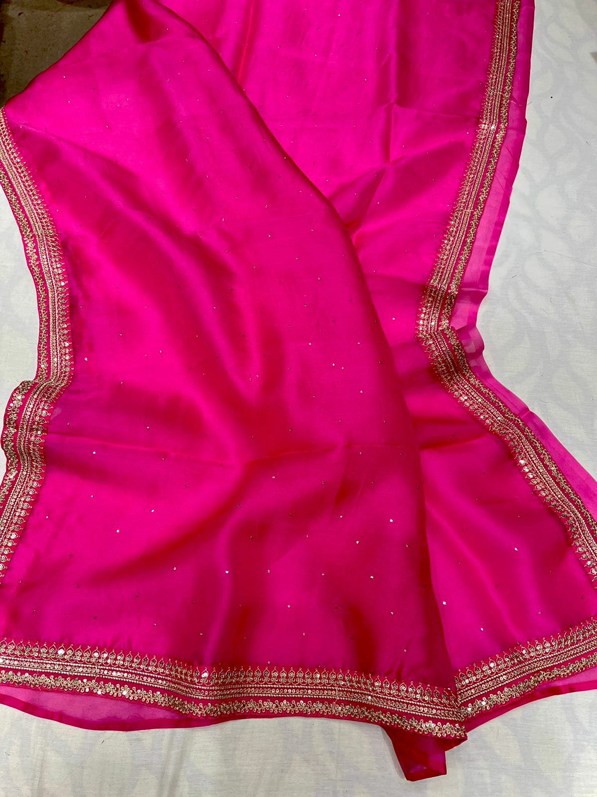Numani organza saree - Saffronfashionindia