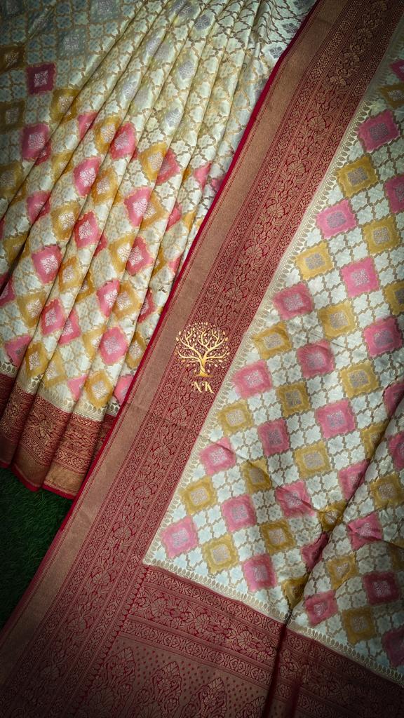 Rimjhim soft silk saree - Saffronfashionindia