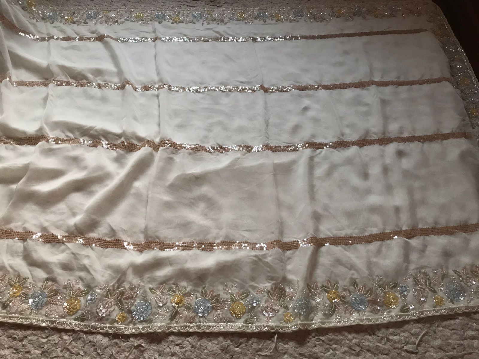 Urvisha premium organza saree - Saffronfashionindia