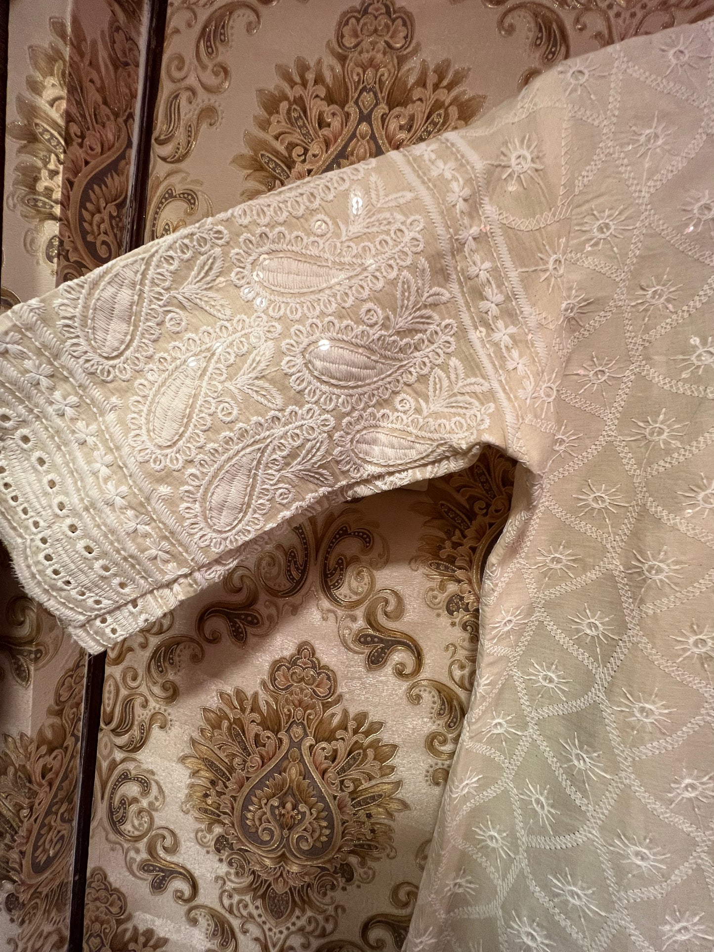 Chikankari Kurti set - Saffronfashionindia