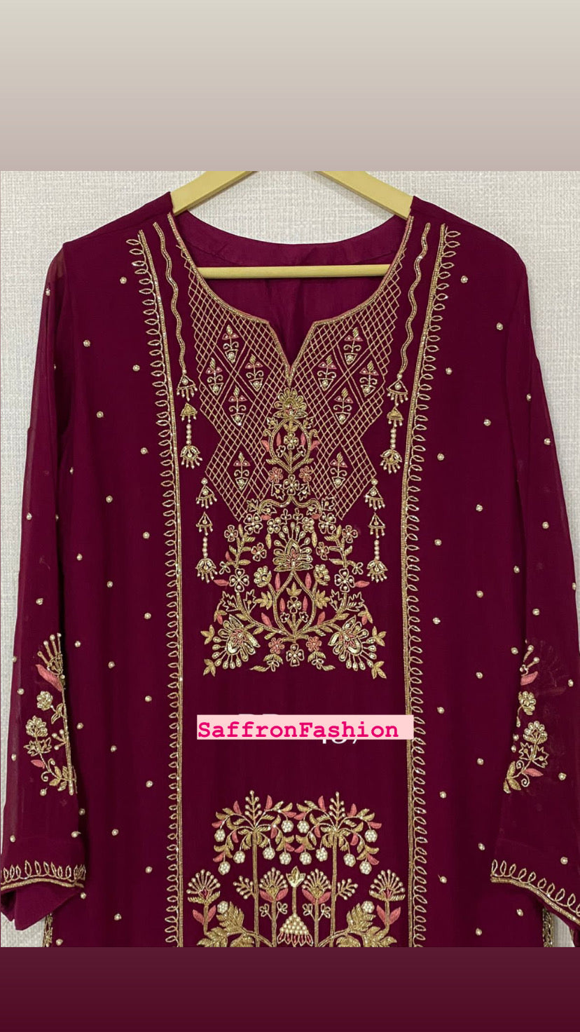 Kinjala dress - Saffronfashionindia