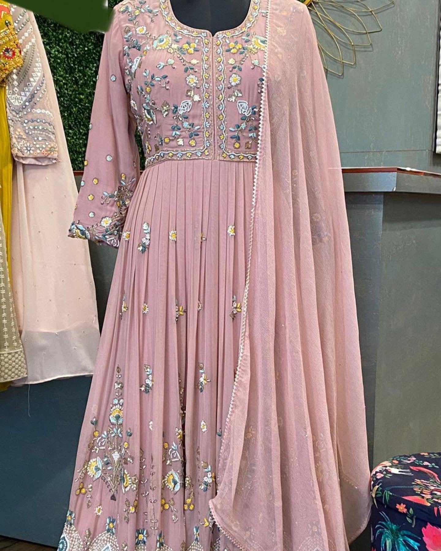 Anarkali dress - Saffronfashionindia