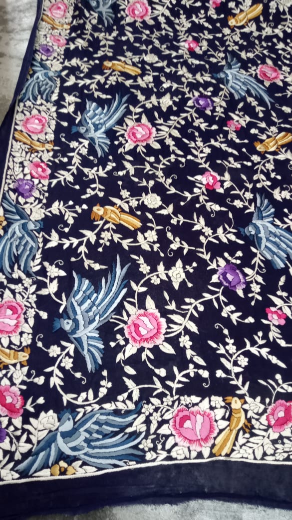 Junal authentic Parsi dupatta - Saffronfashionindia