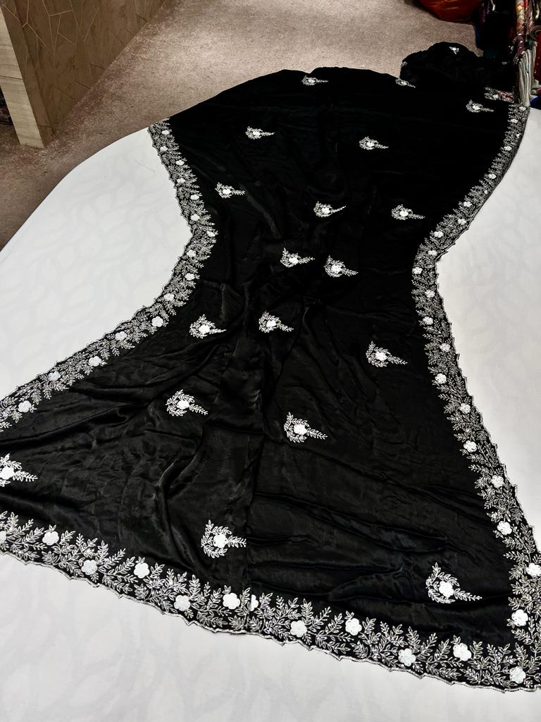 Avisha katdana sequence saree - Saffronfashionindia