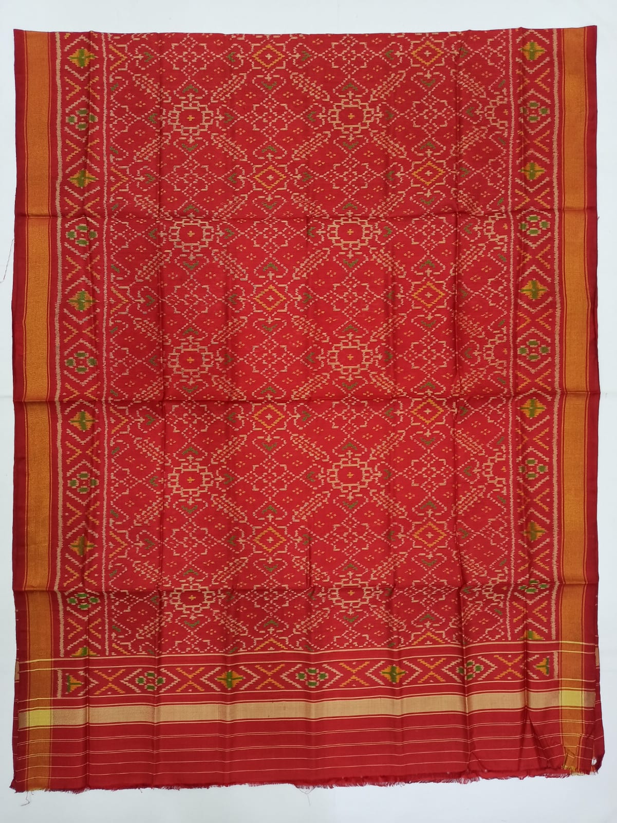 Rajkot ikkat Patola dupatta - Saffronfashionindia