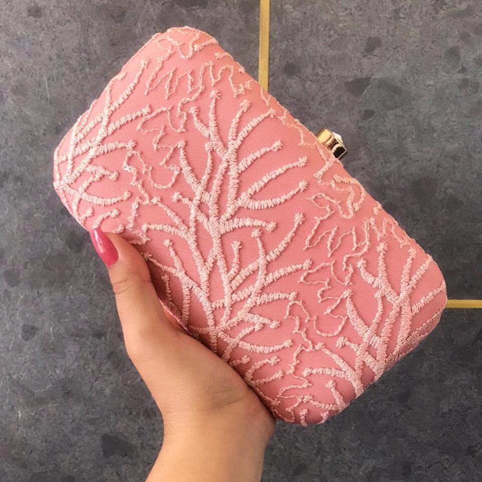 Chickankari clutch - Saffronfashionindia