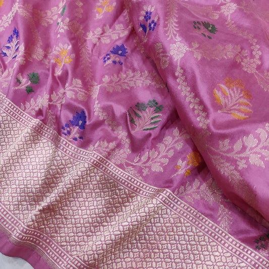 Noorah Katan handwoven saree - Saffronfashionindia