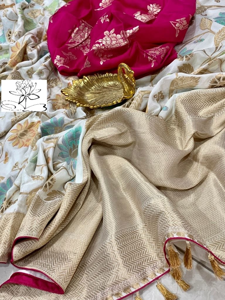 Rasam silk saree - Saffronfashionindia