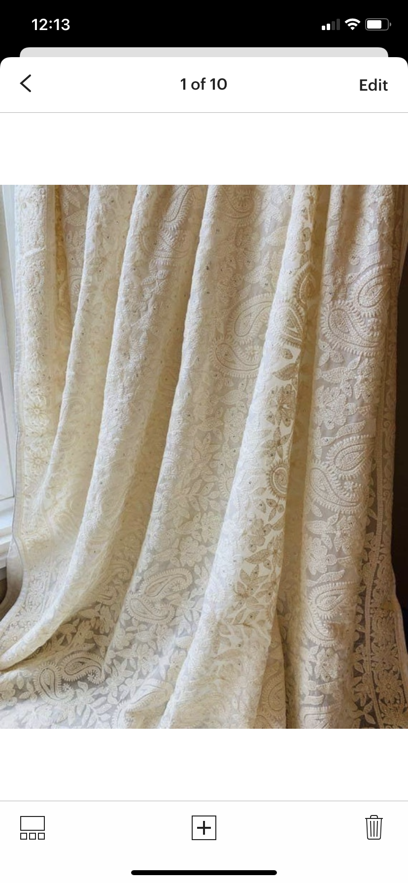 White royal Chikankari saree Gorgette Sarees - Saffronfashionindia