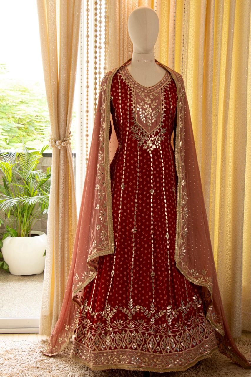 Surili wedding gown - Saffronfashionindia