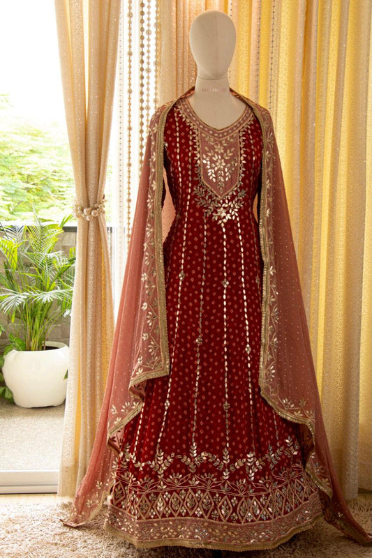 Surili wedding gown - Saffronfashionindia
