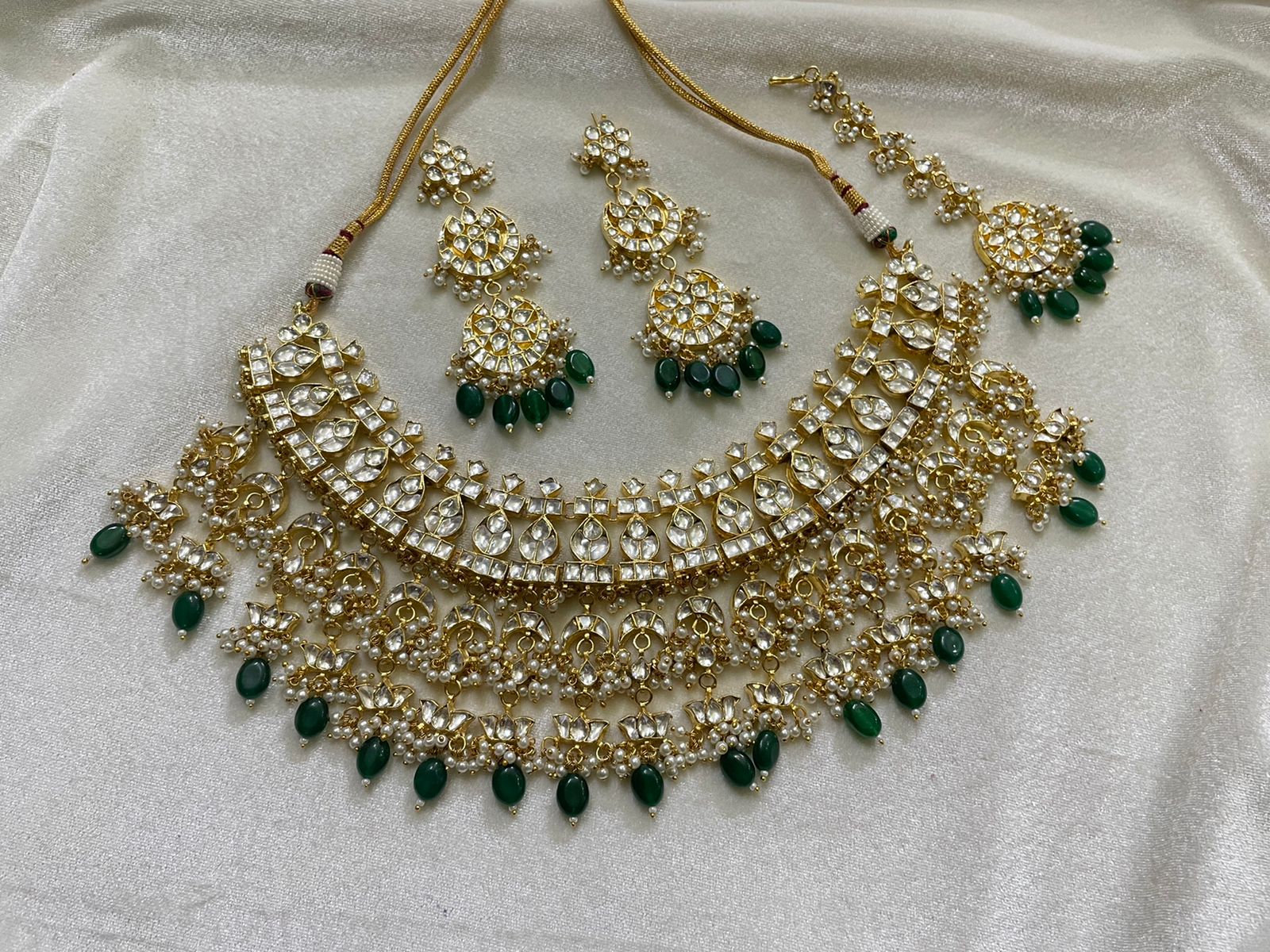 Anokhi Kundan bridal set - Saffronfashionindia