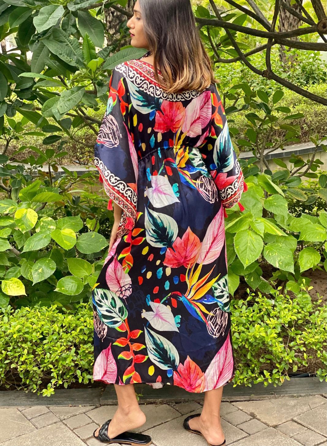Boehmeian kaftan - Saffronfashionindia